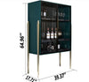 Stylish Drinks Cabinet With Glass Door / Lixra