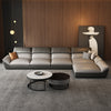 L-Shaped Contemporary Style Leather Sectional Sofa / Lixra