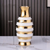 Modern Style Elegant Design Golden Finish Flower Vase / Lixra