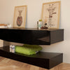 Smart Fiberboard Bipartite Cabinet-Styled TV Stand- Lixra