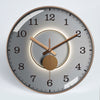Modish Home Décor Metallic Aesthetic Wall Clock - Lixra