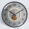 Modish Home Décor Metallic Aesthetic Wall Clock - Lixra
