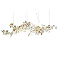 Porcelain Leaves Interior Decor Chandelier / Lixra