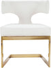 Modern Contemporary Velvet Finish Dining Chair - Lixra