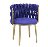 Modern Designer Metal Dining Chair - Lixra