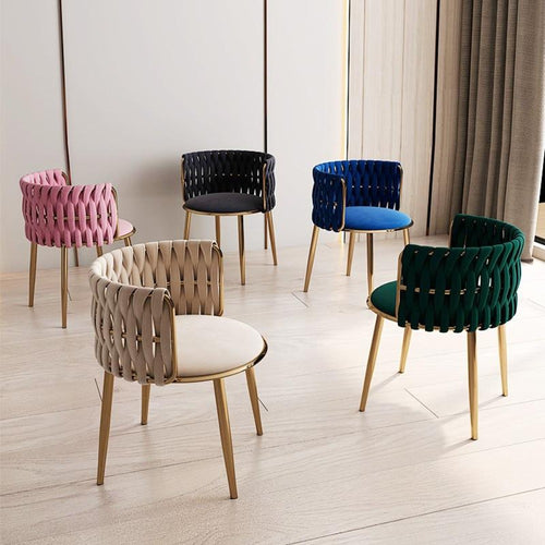 Modern Designer Metal Dining Chair - Lixra