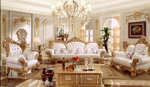 Liville European Leather Sofa Set Of 3 / Lixra