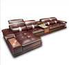 Modish Comfy Leather Palatial Sectional Sofa Set - Lixra