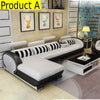 Modish And Endearing Leather Sectional Sofa - Lixra