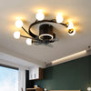 Modern Style Home Decor Ceiling Fan with LED Light / Light