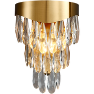 Dazzling And Stylish Crystal Wall Scones / Lixra