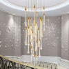 Modern Luxurious Drop Design Crystal Magnolious Chandelier - Lixra