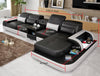Modern Lavish Comfy Leather Enchanting Sectional Sofa - Lixra