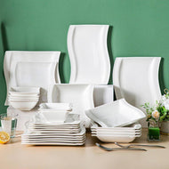 26-Pieces Curvy Design Dinner Set / Lixra