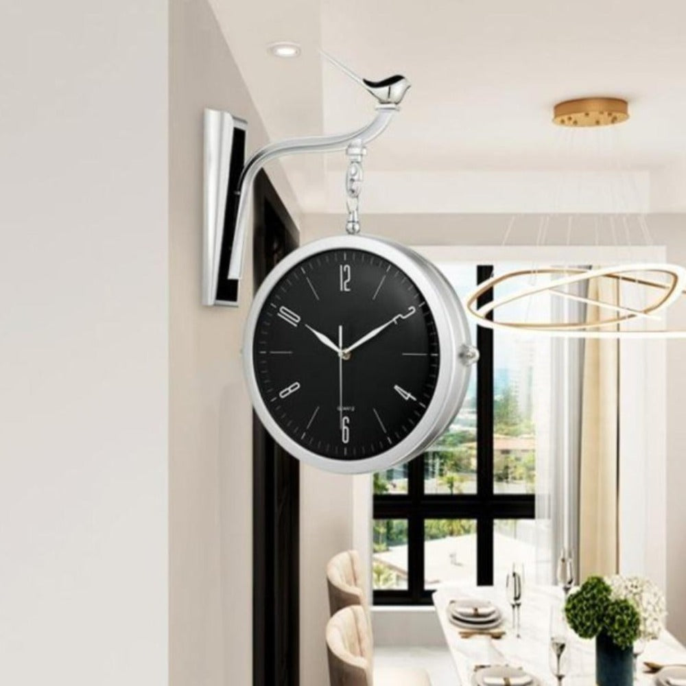 Classic Decorative Hanging Metal Wall-Clock – Unique Charm - Lixra.com