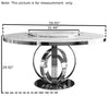 Modern Luxurious Marble Dining Table Ensemble With Lazy Susan / Lixra