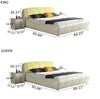 Modern Endearing Design Cozy Leather Bed - Lixra