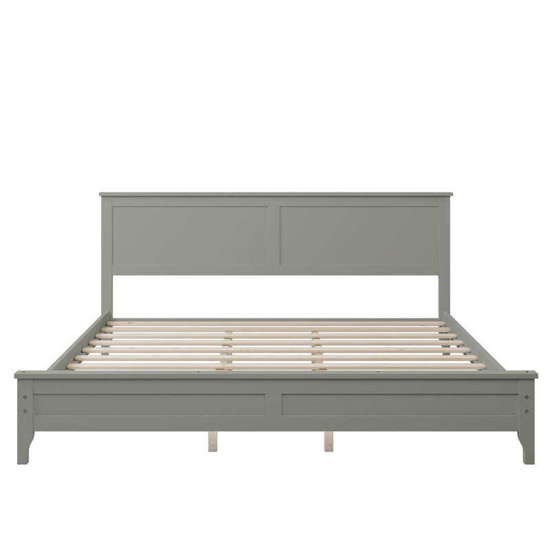 Modern Simplistic  Wooden King Bed / Lixra