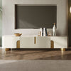 Modern Beige Sintered Stone Magnificent Design TV Cabinet / Lixra