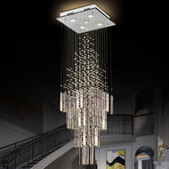 Semi-Flush Mounted Glitzy Crystal Modern Chandelier - Lixra