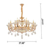 European Style Classic Luxurious Look Dazzling Crystal Chandelier - Lixra