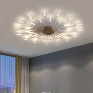Modern Circular Design Metallic Ceiling Light / Lixra