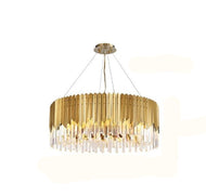 Modern Luxury Gold Crystal Pendant Light - Lixra