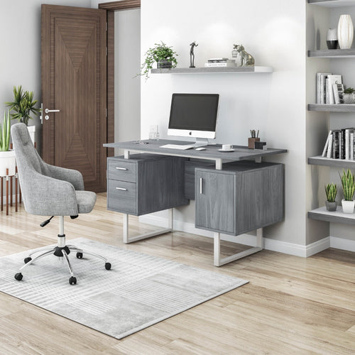 Modern Multifunctional Computer Desk With Storage / Lixra