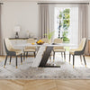 Z-Shaped Sintered Stone Top Dining Table / Lixra