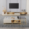 Modern Expandable Distinguished Design Wooden TV Cabinet with LED / Lixra