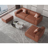 Modern Luxurious Modular Fabric Sofa with Ottoman / Lixra
