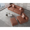 Modern Luxurious Modular Fabric Sofa with Ottoman / Lixra