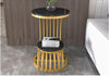 Creative Designed Round Shaped Marble Top Side Table - Lixra