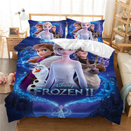 Frozen Princess Print Slick Bedding-Set / Lixra