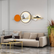 Modern Scenery Metallic Wall-Sconce / Lixra