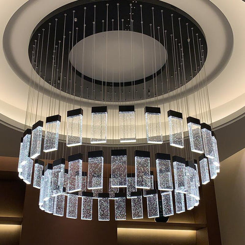 Contemporary Design Bubble Glass LED Lights Opulent Chandelier - Lixra