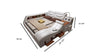 Modernistic Multi-Functional Luxurious Soft Leather Bed-Lixra
