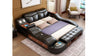 Futuristic Style Smart Chic Soft Leather Massager Bed-Lixra