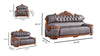 Antique Style High-Quality Luxurious Comfy Leather Sofa Set-Lixra