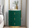 Elegant Wooden Night Stand With Drawers - Lixra