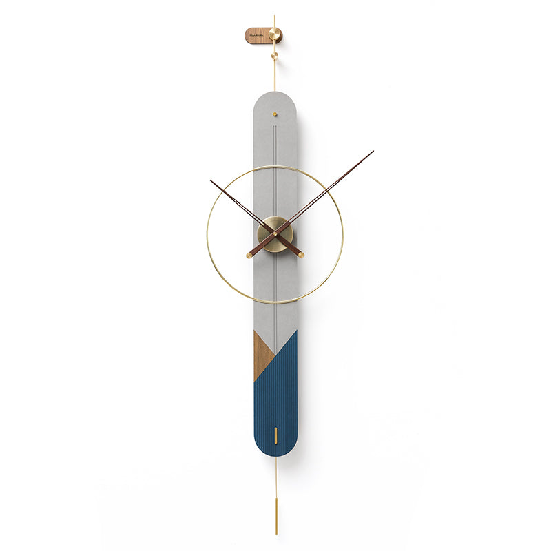 Modern Light Luxury Creative Wooden Wall Clock - Lixra