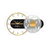 Gold Metallic Light Luxury Wall Clock - Lixra
