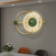 Nordic Style Luxurious Light Wall Clock / Lixra