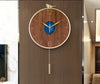 Modern Light Luxury Gold Finish Bodacious Wall Clock - Lixra