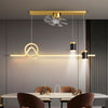 Nordic Design Trendy Look Pendant Lights with Ceiling Fan / Lixra