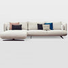 Medium Sized Home Desire L-Shaped Fabric Sectional Sofa Set - Lixra