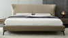 Contemporary Design Squashy Leather Double Bed-Lixra