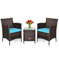 Modern 3-Piece Rattan Outdoor Furniture Set / Lixra