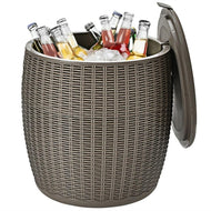 Wade Logan Bentonite Drinks Storage With 4-In-1 Designed Side Table / Lixra