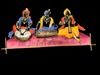 Tribal Playing Musical Instruments Wall Decor / Lixra